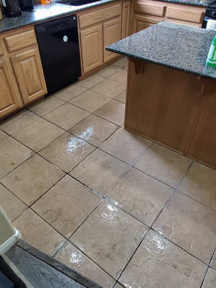 Before Tile Cleaning Service
